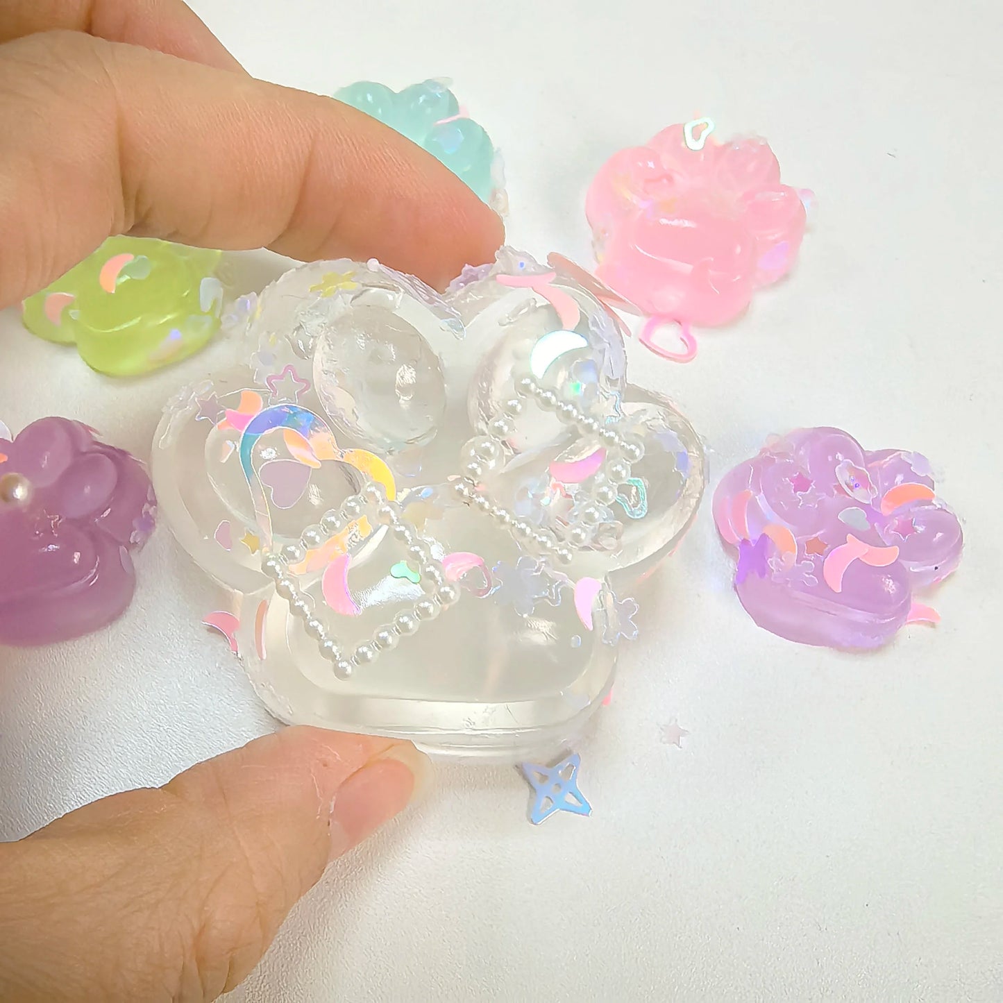 Luminous Cat Paw Hamster Squishy Squeeze Toy Stress Relief Party Antistress Rising Toys For Adult Kids Stretch Toy Decompression