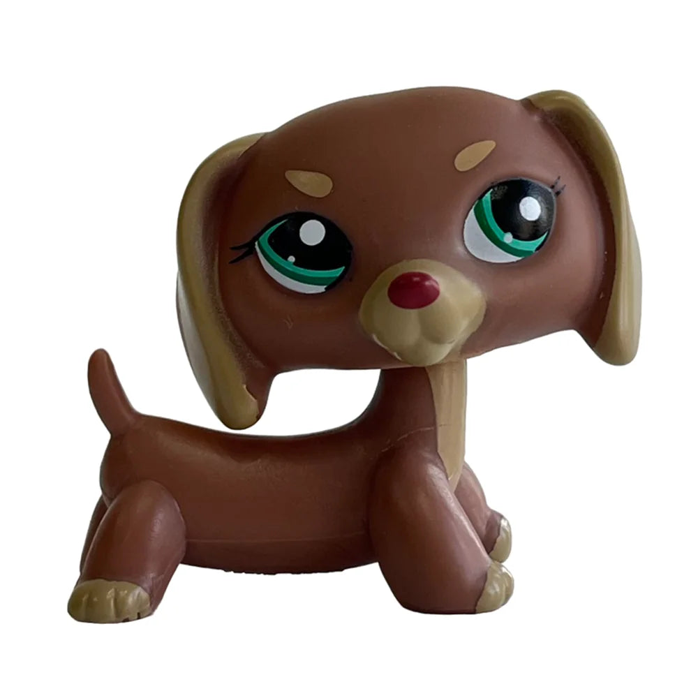 Rare pet toy Stands Short Hair Kitten Dog Dachshund Collie Spaniel Great Dane Original Bobble head toy lps