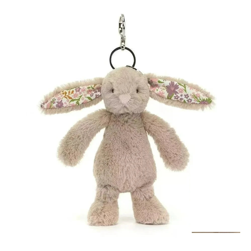 Hot tea bag Jc Cute Plush Toy label cute girl bag charm plush toy keychain Kawaii plush toy Limited New Gift bag