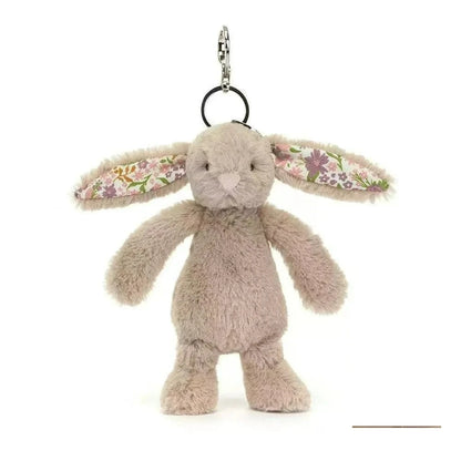 Hot tea bag Jc Cute Plush Toy label cute girl bag charm plush toy keychain Kawaii plush toy Limited New Gift bag