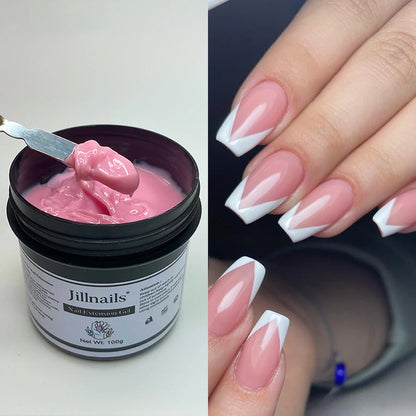 Jillnails 100g Natural Jelly Gel Builder Nails Extension Clear Nail Sculpt Rubber Cream Gel