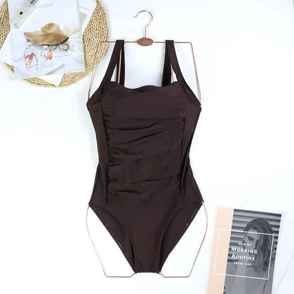 2024 One Piece Swimsuit Sexy Plus Size Swimwear Women Tummy Control Beach Wear for Bathing Suits Monokini Maillot De Bain Female
