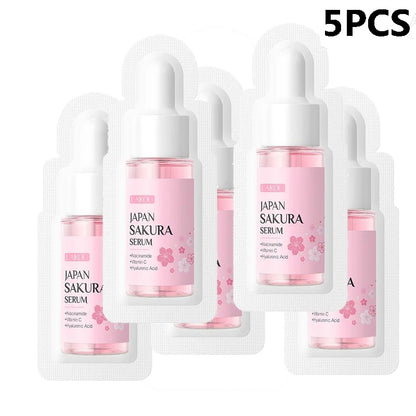 5/10pcs Moisturizing face Serum Nourishing Rejuvenation Skin Serum Shrink Pore Smoothing Face Skin care Travel size 1ml