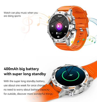 MEVADEN 1.39 inch Bluetooth Call Smart Watch Men Sports Fitness Tracker Watches IP67 Waterproof Smartwatch for Android IOS MD52