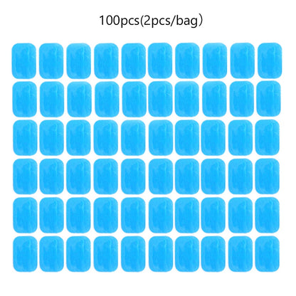 50/100pcs Trainer Abdominal Gel Stickers Fitness Hydrogel Electrode Pad For Muscle Stimulator ABS Trainer Body Massager
