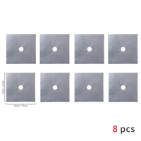 8pcs Silver