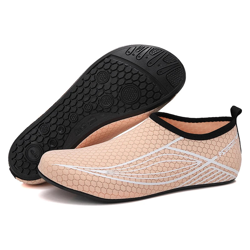 Men Women Children Quick Dry Water Sports Barefoot Feeling Wading Shoes, Swimming Water Shoes, Windsurfing, Surfer，Yoga Shoes