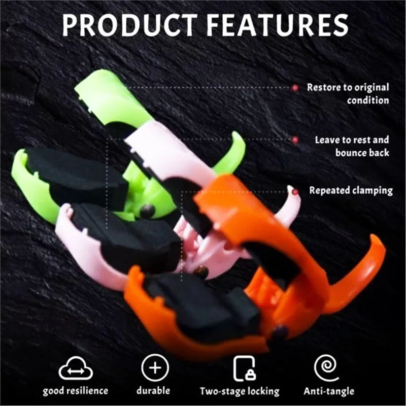 2pcs Fishing Rod Holder Fixer Clip Straps Fishing Pole Holder Compact Design Fishing Rod Fixer Wall Mounted Fishing Rod Holder