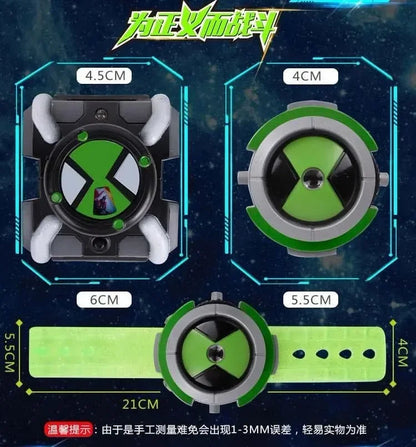 Omnitrix BEN10 Action Figures Ben Tennyson Projection Watch Deformation Sound Light Doll Smart Watch Children's Birthday Gifts