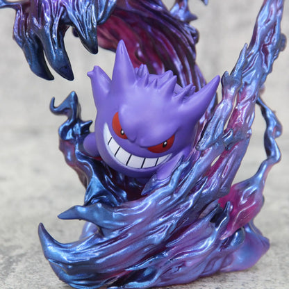 18cm Pokemon Gengar Figure Anime Action Model Collectible Statue for Display Halloween Christmas Birthday Gift Desktop Deco Doll