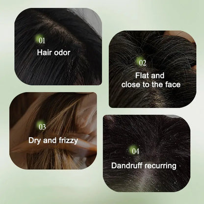 1/2/3pcs Hair Loss Prevention Set Fast Regrowth Hair Essential Oil Usman Handmade Shampoo Soap Hair Care Serum Scalp Thickening