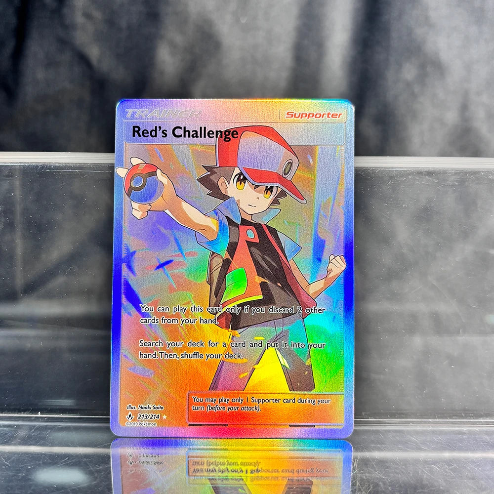 PKM Proxy Cards Classic Charizard Mew With Ex Single Cards Collection PTCG Suicune Gx Tyranitar Gx Lost Thunder Foil Card