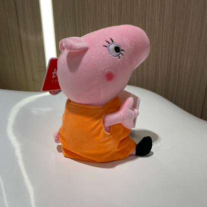 30CM Genuine Peppa Pig Plush Stuffed Doll Peppa George Mom Dad Model Children's Toys Cartoon Anime Figure Kids Birthday Gifts