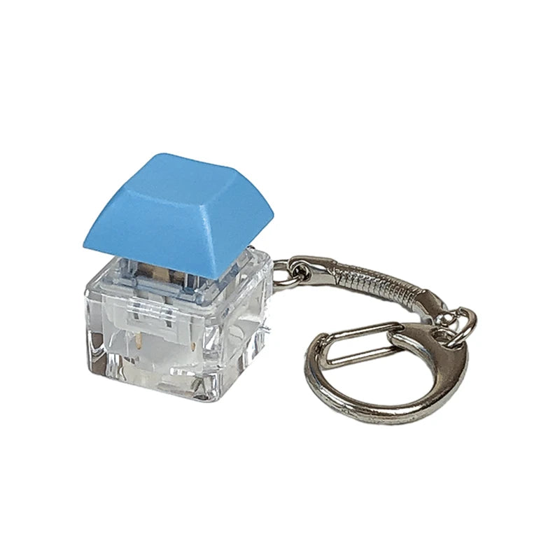 Decompression Keychain Mechanical Keyboard Button Keyring Fingertip Key Cap Pendant Antistress Toy