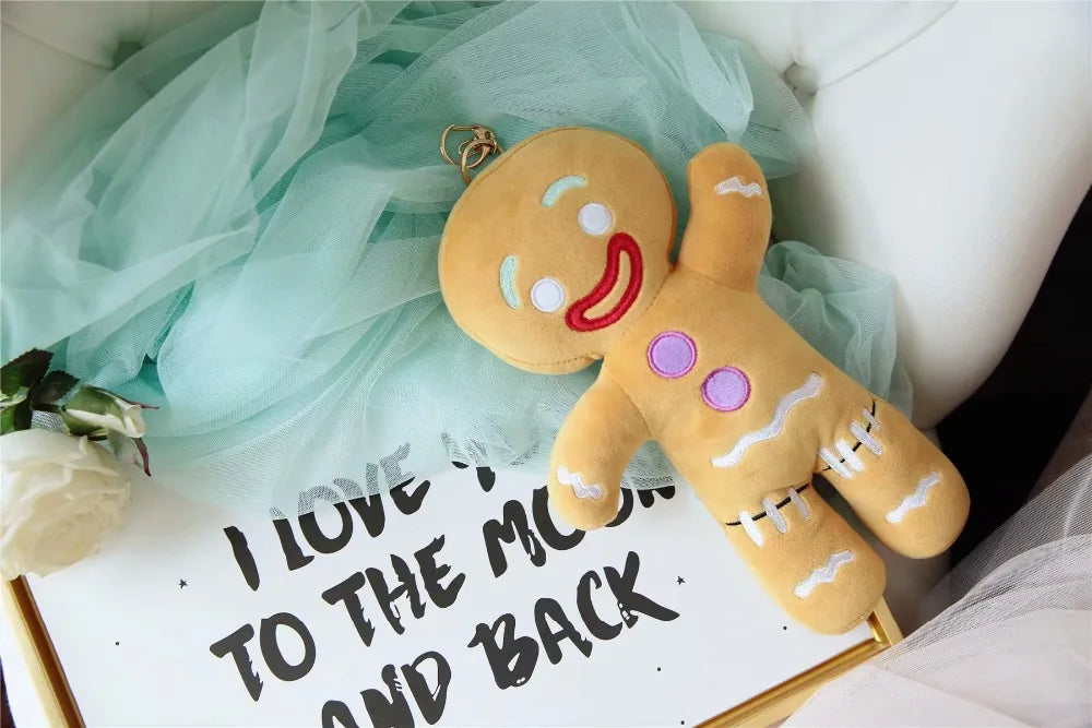 Gingerbread Man Plush Toy Biscuit Peluche Stuffed Cookie Soft Doll Room Decoration Birthday Gifts