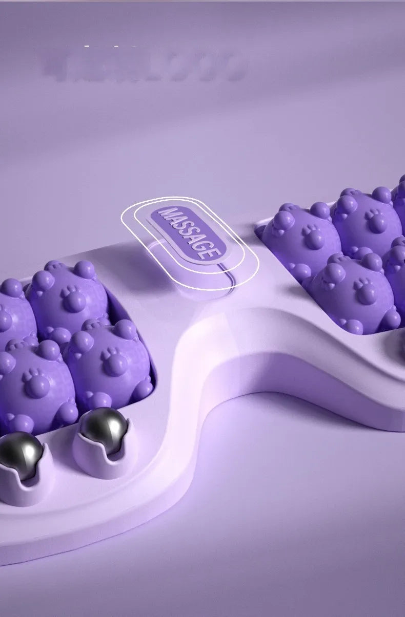 Foot Massager Roller Feet Acupressure Point Massage Plantar Fasciitis Pain Relief Relax Roller Trigger Point Reflexology Tool