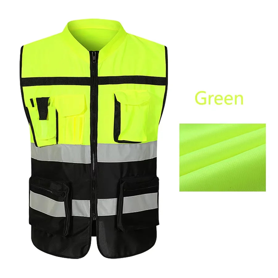 Night Walking Highlight Vests Outdoor Adjustable Safety Vest Lightweight Biking Safety Straps Waterproof Running Gear