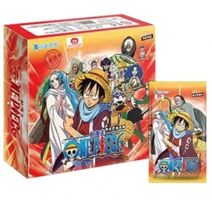 New One Piece Card Straw Hat Pirate Luffy Zoro Nami Classic Anime Character Collection Cards Toys Gifts