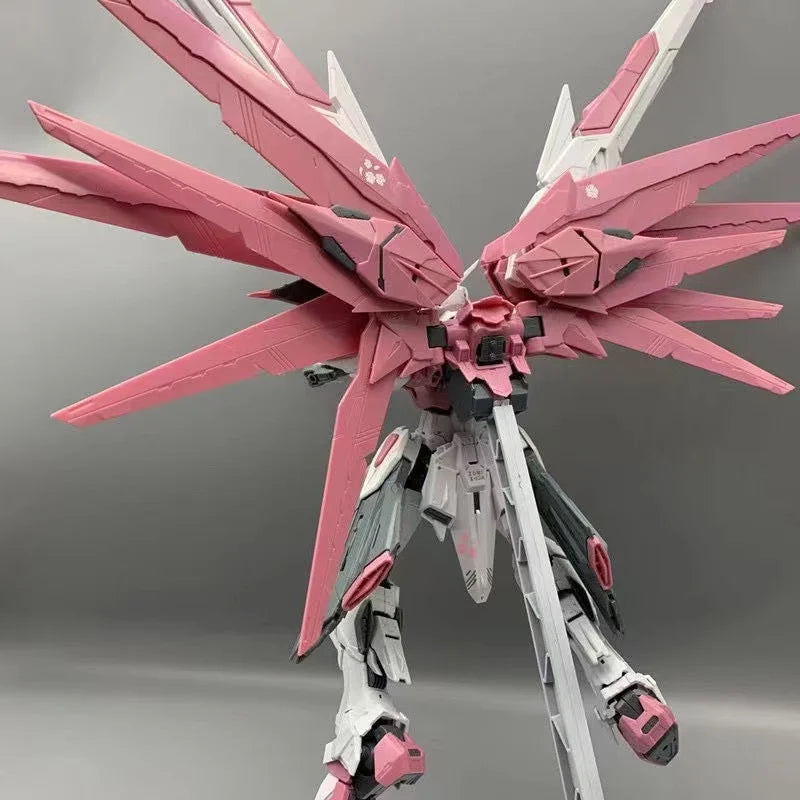 Mg Cherry Blossom Freedom 2.0 Magic Change 1/100 With Cherry Blossom Water Stickers Model Action Figures Toys Collectibles Gifts