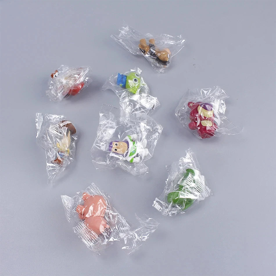8pcs / Set Toy Story Action Figure Anime Cartoon Model Doll Car Decoration Cake Accessories Anime Figure Toy Children's Gift