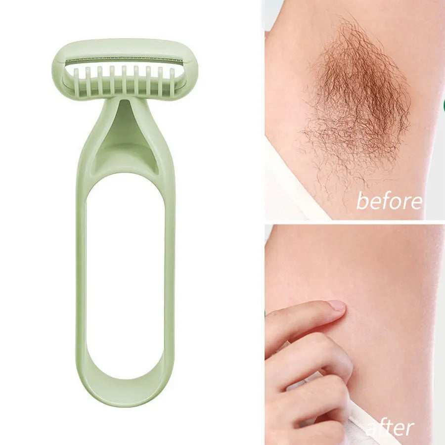 Non-Sensory Armpit Hair Razor, Leg Hair and Armpit Hair Razor, Macro Blade for Gentle Shaving