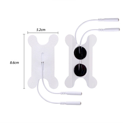 10/20pcs Non-woven Gel  2mm Tail Type Snap-on Electrode Pad Self Adhesive Electrodes Reusable Patch  Electrode Paste