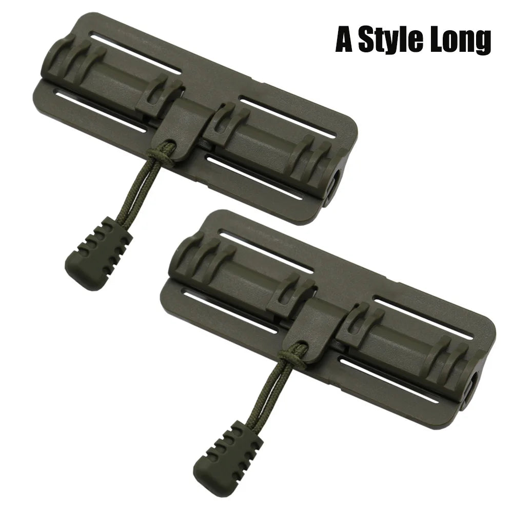 1 Pair Tactical Vest Quick Release Buckle Rapid Open Connector Shoulder Webbing Cummerbund for Hunting Vest Accessory