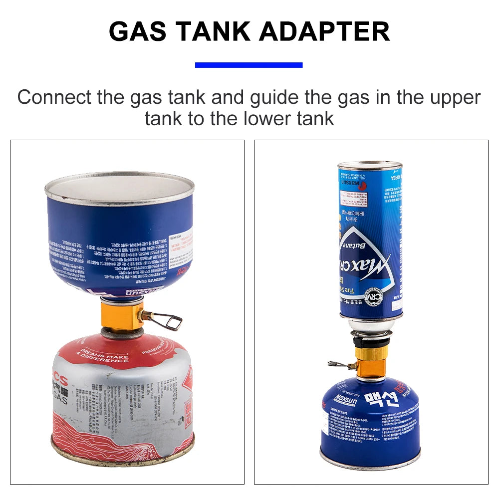 Widesea Camping Stove Propane Refill Adapter Gas Burner Gas Filling Butane Cylinder Tank LPG Saver Camping Equipment