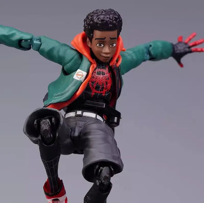 Sv Action Spiderman Miles Morales Action Figure Collection Sentinel Marvel Spider-Man Into the Spider Verse Figures Model Toys