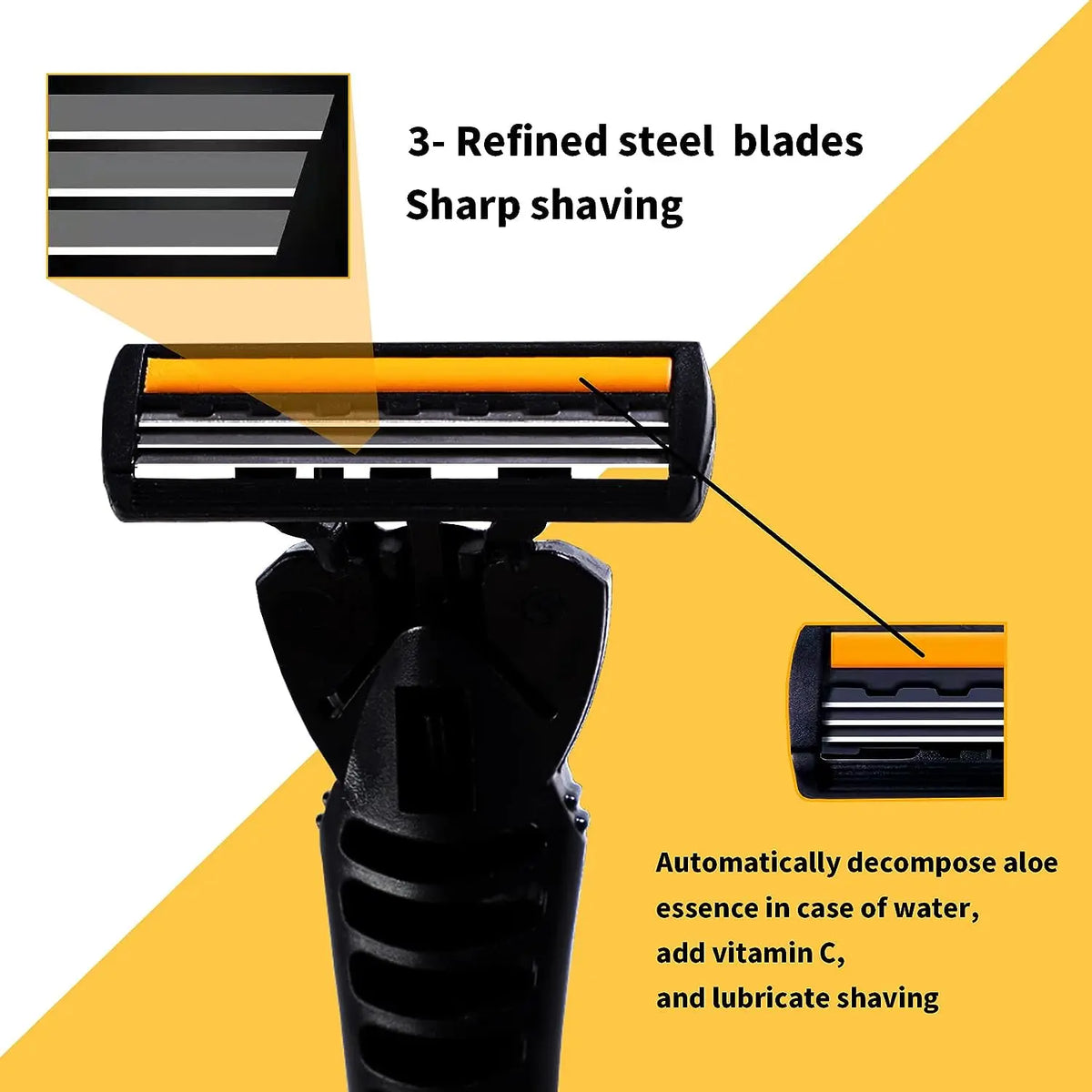Shaver Brand New Design Men Razor Shaving Two Layer Shaver Reusable Razor Imported Blade Multi Tool Head Change