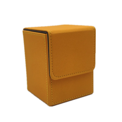 Card Fit For 100+Single Sleeved Cards  , Leather Trading Commander Deck Box Compatible With  Card Deck,Game Card Box