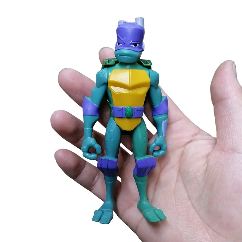 Teenages Mutants Ninja Turtles Movie Version Michelangelo Donatello Movable Joint Action Figure Model Toys Collect Ornaments