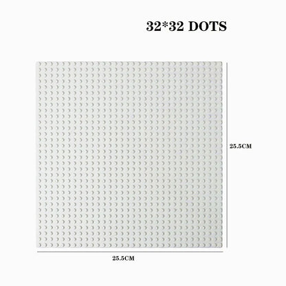 32x32x16x16 Dots Classic Base Plates MOC DIY Plastic Bricks Baseplates City Dimensions Building Blocks Figures Construction Toys