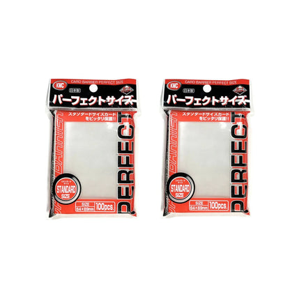 64x89mm 100PCS Transparent KMC Card Sleeves Trading Card Sleeve Barrier Board Game Cards Outer Protector for MTG/YGO