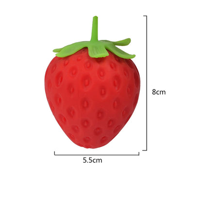 Soft Strawberry Fruit Squishy Toy – Slow Rising Stress Relief for Kids & Adults, Squeeze Anti-Anxiety Sensory Fidget Toy
