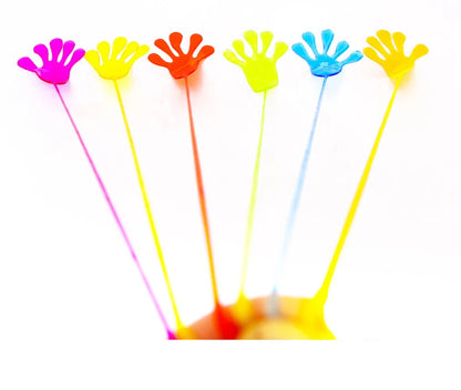 5-50 Pcs Kids Funny Sticky Hands toy Palm Elastic Sticky Squishy Slap Palm Toy Novelty Gift Party Toys Birthday For Children