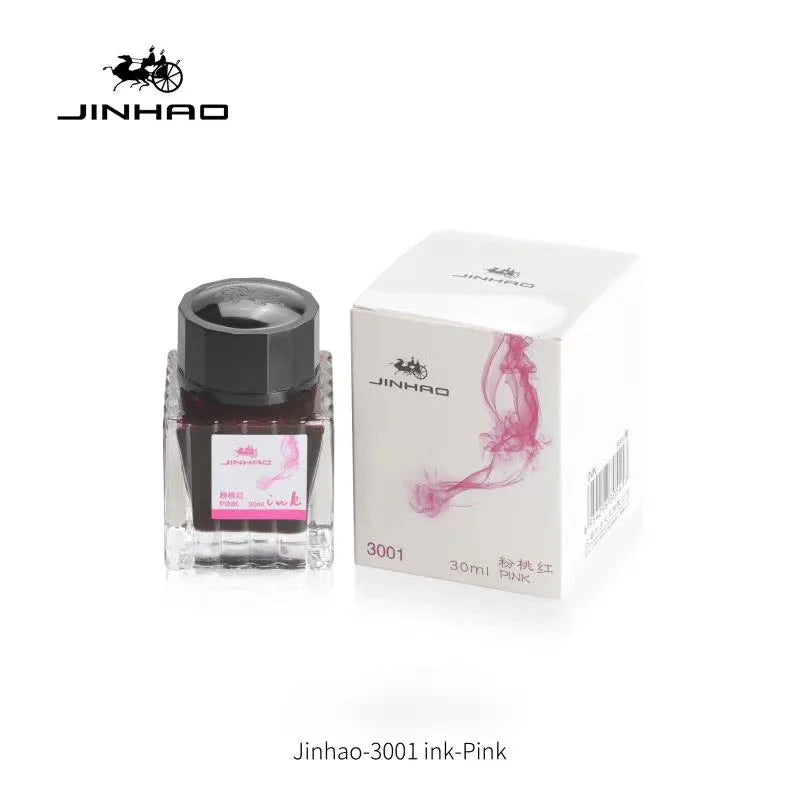 JINHAO 30ml Fountain Pen Ink Non-carbon Cartridge Refill Glass Bottled Fountain Pen Ink Stationery Office School Supplies