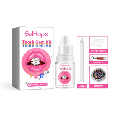 Tooth Gem Glue Dental Adhesive for Tooth Gems Diamond Kit Glue Teeth Crystal Jewelry Sturdy Tooth Jewelry Orthodontic Gel 7/10ml