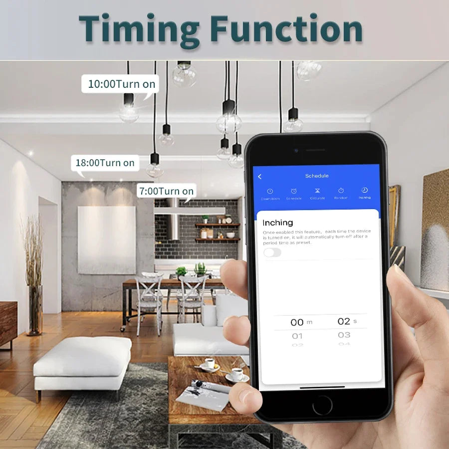Wifi Smart Switch for Led Lighting Tuya Smart Life RF 433MHz Remote Voice Control Alexa Google Alice 1/2/3 Gang Wireless Switch