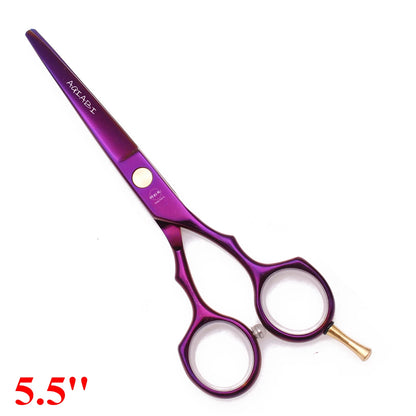 5.5'' Professional Hairdressing Hair Scissors 440C Cutting Shears Thinning Razor Comb Set Salon Barber Home Dropshipping A1104