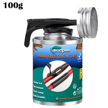 Liquid Waterproof Electrical Tape Epoxy Resin Black Glue Quick Drying Sealant For Wires And Cables Home Use Fix Line Glue