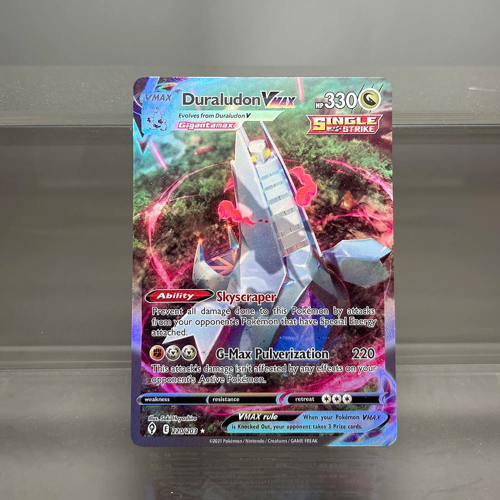 PKM Proxy Cards Classic Mew Vmax Charizard Vstar Cards Collection PTCG Celebi V Fusion Strike Foil Card