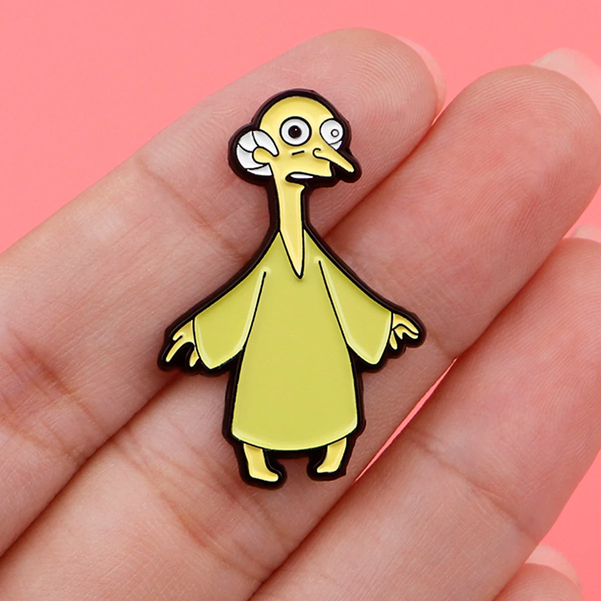 Cartoon Funny Old Man Enamel Pin Badges on Backpack Brooches for Women Lapel Pins Fashion Jewelry Cosplay Accessories Toys Gift