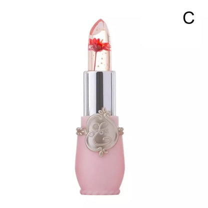 Peach Color Lip Balm Crystal Temperature Change Lipstick Girl Moisturizing LongLasting Lip Gloss Makeup Lip Care Repair Cosmetic