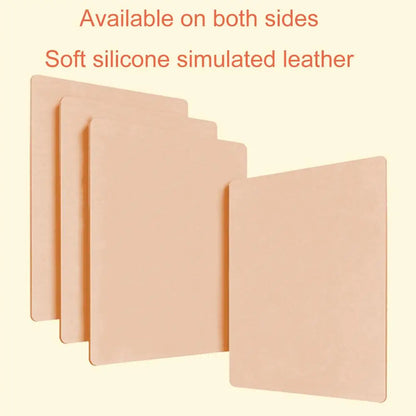Blank Tattoo Practice Skin, Double Sided Fake Eyebrow Tattoo Practice Skins for Beginners and Experienced Tattoo Artists-1MM