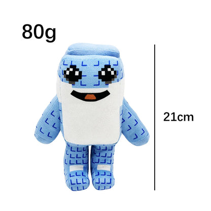 NEW Steal A Brainrot Esok Sekolah Plush Hot Game Peripheral Plushie Cute Cartoon No. 9 House Stuffed Doll Toy Gamer Fans Gift