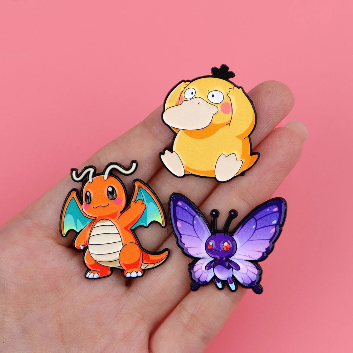 Cartoon Animals Enamel Pins Cute Duck Brooches Badges for Backpacks Jackets Hats Retro Collection Gifts Cosplay Accessories