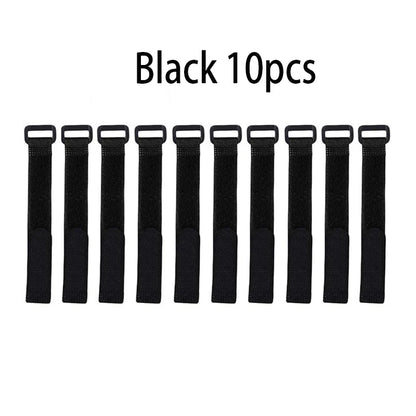 Fishing Rod Tie Holder Strap Suspender Fastener Hook Loop Ties Belt Fishing Rod Strapping Wrap Band Outdoor Fish Tool