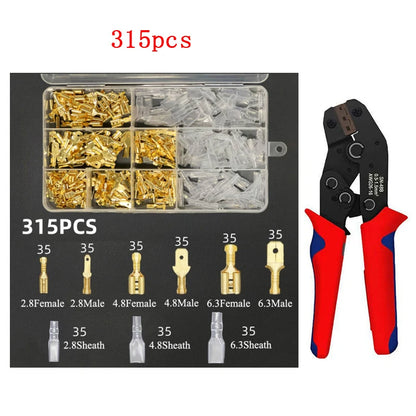 Male Female Wire Box Insulated Cable Macho Connector Electrical Crimp Terminals Termin Spade Connectors Assorted Kits