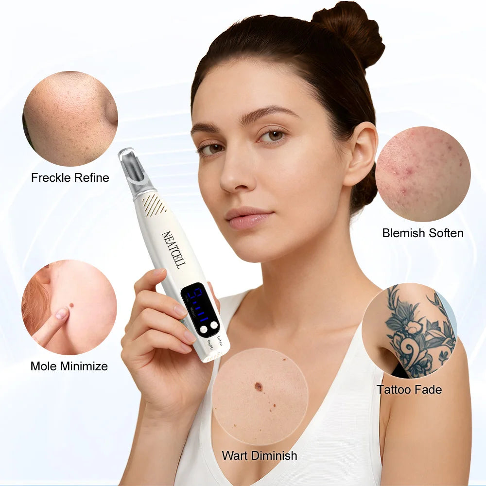 Picosecond Laser Pointer for Mole Removal Dark Spot Removal Pen Tattoo Acne Skin Pigment Portable Removal Machine Beauty Device
